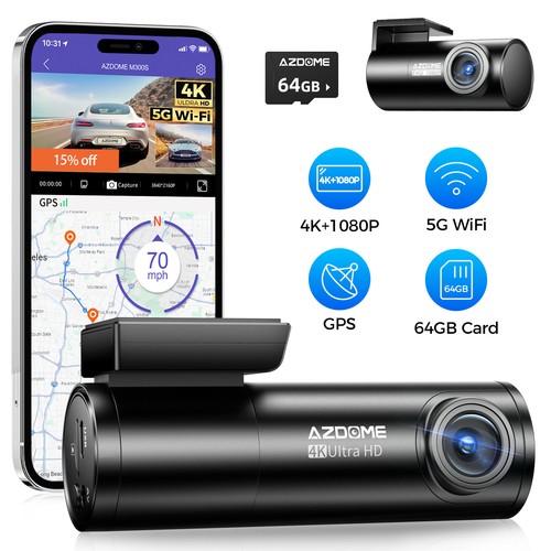 Azdome dual 1080p dashcam - dual,