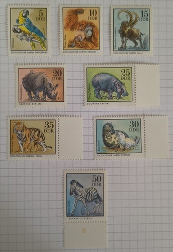 Briefmarken ddr 2030 2037 - briefmarken, 2030-2037
