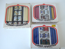 Funny Design West Germany Leuchter Kerzenhalter in OVP 3 Packungen vintage