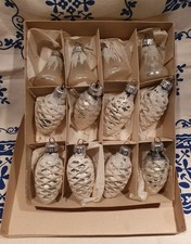 Alter Weihnachtsschmuck~Sehr Alt** Christbaumkugeln mit Frost Effect**