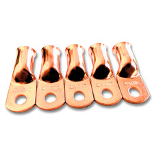 5x 1/0 Gauge 5/16" Hole OFC