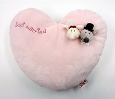 Nici Just Married Maus Hochzeitsmaus Kissen Herz Hochzeit Wedding