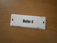 "Boiler II" DDR Emailschild