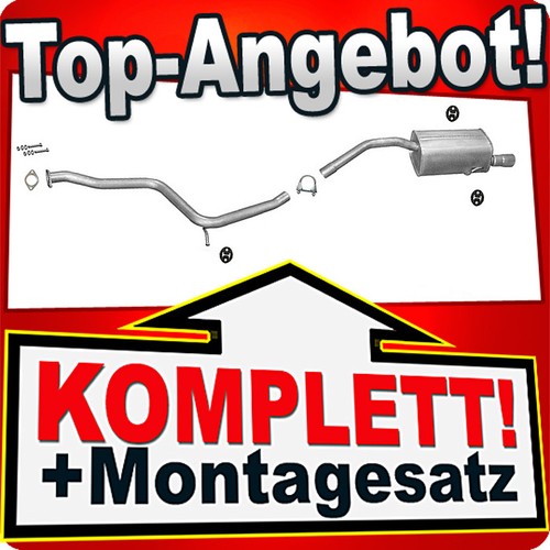 Auspuff für alfa romeo 156 - auspuff,