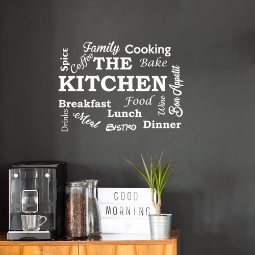 Wandaufkleber die küche - wandaufkleber,