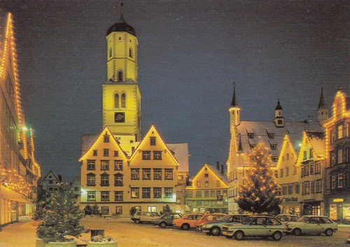 Biberach riß marktplatz - ak, biberach/riß,marktplatz