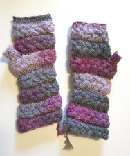 Armstulpen Handgestrickt