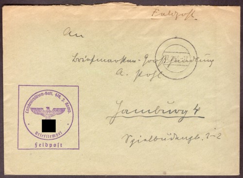 Feldpostbrief 1942 nach