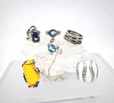 🦚 Silber Ringe -  5 Stück