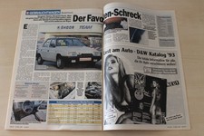 Auto Bild 13/1993 Tips für Skoda Favorit Gebrauchtwagenkäufer - ein interessante