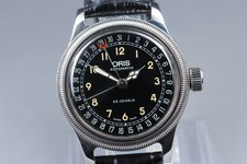 [mit Box Papier] Oris Big Crown Pointer Date 7463C schwarzes Zifferblatt auto...