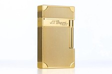 Vintage ST Dupont Ligne 2 Lighter Gold Malletier