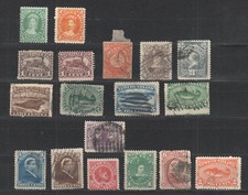 Neubraunschweig , Neufundland , alte Marken in sehr gemischter Qualität