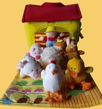 Baby Kleinkind Stoff Bauernhof