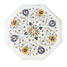 12" Marmor Eck Tischplatte