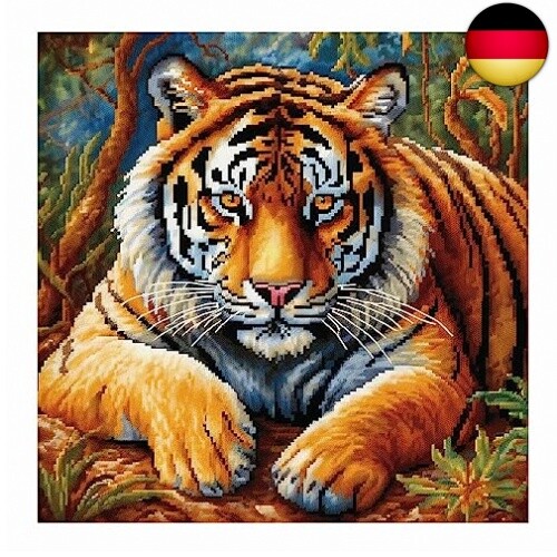 Cukol tiger kreuzstich - cukol,