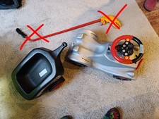 Bobby Car Silber, Set,  Anhänger schwarz , Zugseil & Schuhschoner