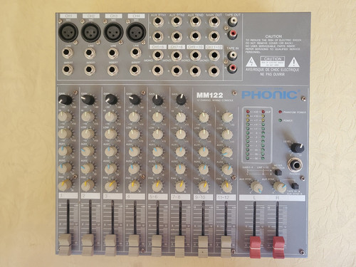Phonic mischpult mm122 analog - mm122,
