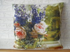 Kissenhülle, Kissenbezug, Dekokissen Blumenstrauß 40x40 cm Neu OVP