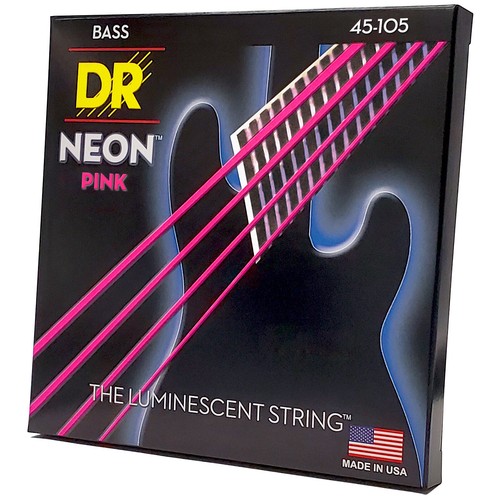 Saiten bass neon pink - e-bass, dr