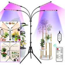 4/5Kopf LED Pflanzenlampe Grow Light Pflanzenlicht Vollspektrum für Blumen Licht