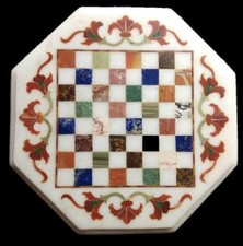 12" Marmor Schach Tischplatte