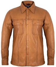 Lamm Nappa Lederhemd aus
