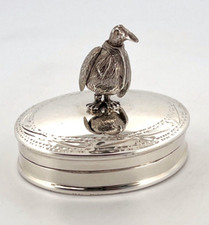 Pinguin Pillendose Andenken