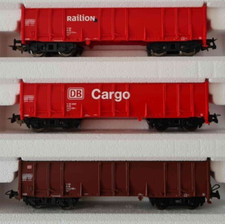 PIKO H0" Konvolut 3 Stück 4.achsige Hochbordwagen Typ. Eal-DB-Cargo-Railion"NEU
