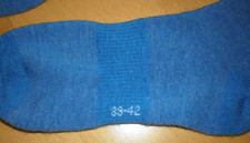 Kinder/Jugendliche Skisocken Gr. 39-42, blau, unisex