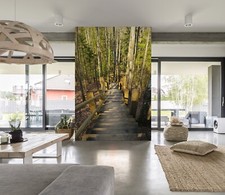 3D Wald Stufen H6239 Tapete