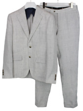 Suitsupply La Spalla / Brescia Anzug Herren UK 36/UK 36L Leinen 2 Teile Muster