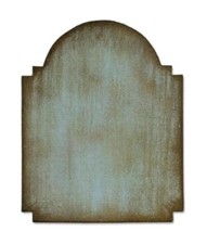 Stanzschablone Etikett Vintage