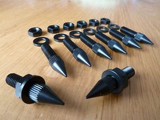 Schwarz M6 Boden Spikes für Lautsprecher Stände & Subwoofer (X8) Passend für