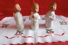 Set 3 singende original Singer Engel Jullar 11 cm