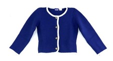 Kinder-Mädchen-Trachtenjacke Gr. 86/92/146/152/158/164 in Blau RPW