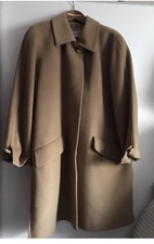 Hensel & Mortensen Damen Kurz Mantel Neuwertig Gr 44 AzA 58 Merinowolle Mix Eleg