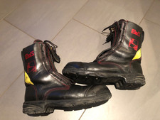 EWS Feuerwehr Stiefel Gr 42 / 10 Einsatzstiefel Schnellverschluss