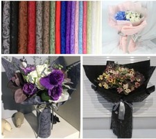 Verpackung Packpapier Geschenk Blumen Wasserfest DIY Party Hochzeit 450x48cm