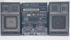 Sony FH-55W Ghettoblaster Radio Anlage Kassette UKW/MW/LW Vintage Japan LESEN