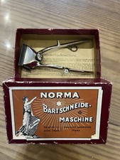 NORMA Haarschneidemaschine, Haarschneider, Hairclipper, manuell, Antik Vintage