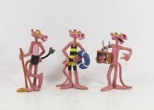 Paulchen Pink Panther === 3 x rosaroter Figur comics spain