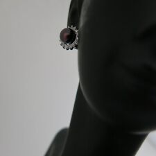 Ohrstecker 12mm mit Echten Perlen 7,5mm Tahiti-Schwarz 925 Silber Unisex TOP