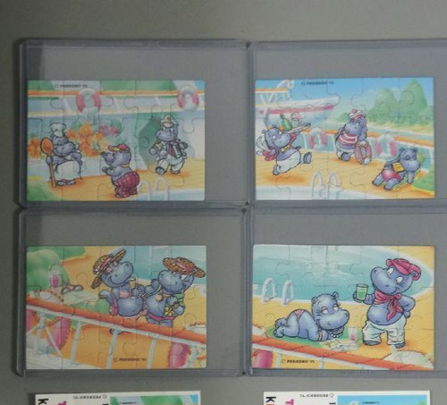 Puzzle happy hippo - puzzle:,