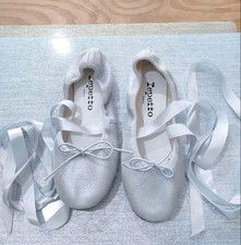 Repetto Silber Ballerinas