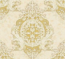 Vlies Tapete Barock Gestreift