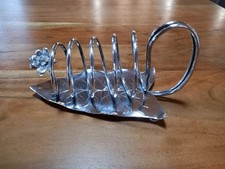 Toast Rack, versilbert, englisch