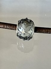 Trollbeads🍀Mini Barrel grau