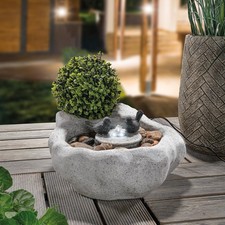 esotec Solar Vogelbad-Brunnen