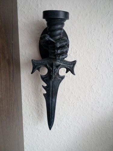 Kerzenhalter wand schwert - kerzenhalter,